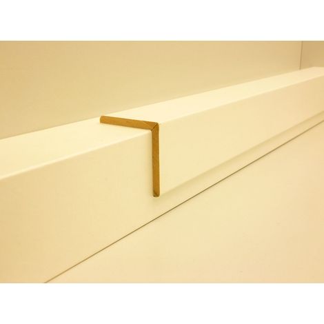B.S. Bauprogramm Winkelleiste 250 cm 40 x 40 mm weiß Leisten (1/3)
