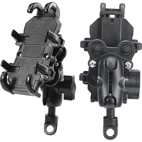 Support téléphonique pliant magnétique pour voiture, rotatif 360° support tableau de bord, support argenté pour smartphone (1/5)