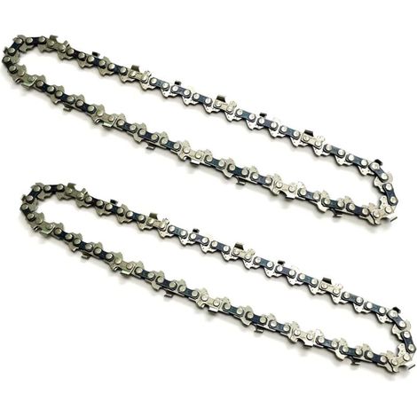 Stück 6-Zoll-Kettensägenketten für Mini-Akku-Handkettensägen, Kettenteilung 1/4", Kettenstärke 0,043"/1,1 mm, Treibglieder 37DL, nutzbare Schnittlänge 15 cm (1/5)