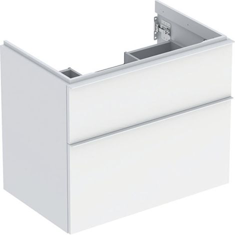 Geberit iCon armoire basse pour lavabo, 2 tiroirs, 74x61,5x47,6