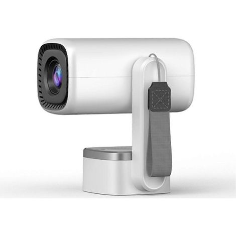 Mini-tragbarer 4K-Projektor mit eingebautem Lautsprecher, 1280 x 720p Auflösung, Wi-Fi 6, Bluetooth 5.0, Android-System, Autofokus, ideal für Heimkino (EU-Stecker). (1/5)