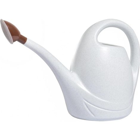 Arrosoir de 3,8 litres pour plantes d'intérieur et d'extérieur, avec long bec et pommeau amovible. (1/4)