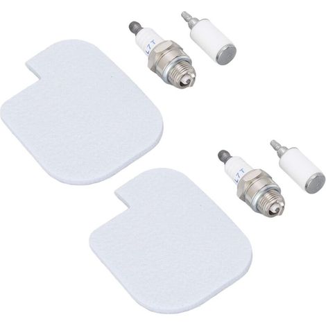 Kit d'entretien de Tronçonneuse 2 Ensemble épe Filtre à Air Portable Bougie D'allumage pour McCulloch CS360T CS400T CS420T Tronçonneuses Accessoires Outils de Jardin Durables (1/5)