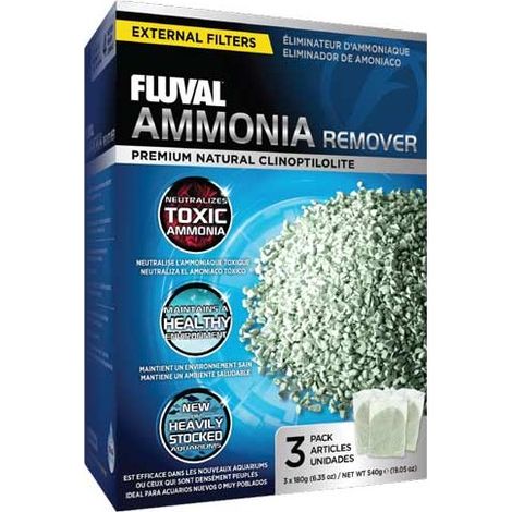 €liminateur fluval ammoniac 3 x 180 g