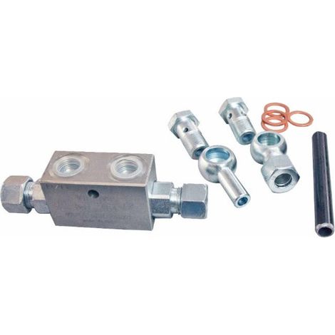 Clapet de blocage double L 255 MM pour barre de poussée (1/2)