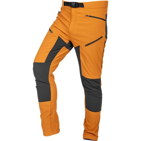 Pantaloni da lavoro OUTDOOR, elasticizzati in 4 direzioni, grigio senape, taglia L (1/5)