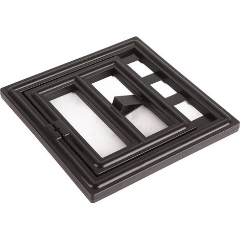 Porte moustiquaire coulissante pour chien et chat, double aimant, anti-moustiques, avec système de verrouillage, noire, taille S
