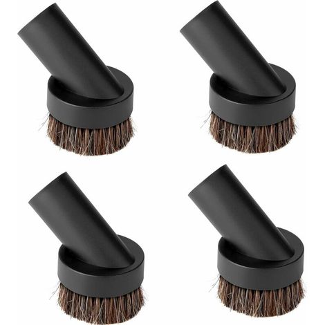 Green Mobility-2Pcs Soft Bristle Vacuum Brush Round Brush Vacuum Attachment Universal Vacuum Dust Brush for Most Vacuum Cleaners Accessories (1/5)