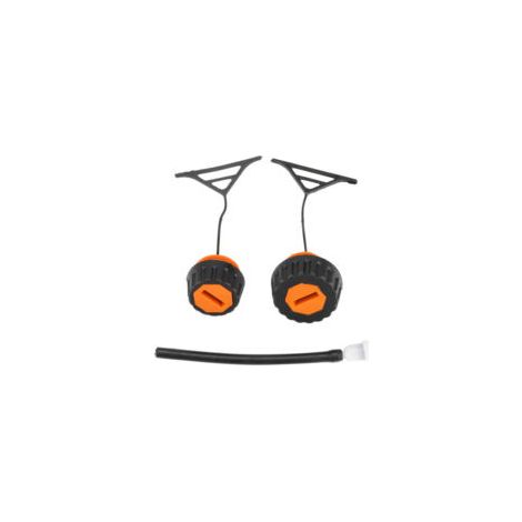 Kit tappo serbatoio carburante per motoseghe Stihl serie 020, 021, 023, 024, 025, 026, 028, 034 e 038 - ricambi - Crezuo