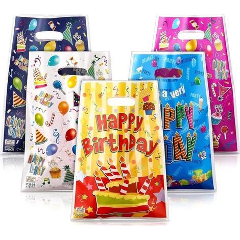 Geschenktüten für Kindergeburtstage, 50er-Packung, Partyzubehör für Babys und Kinder (1/4)