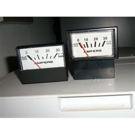 KIT 2 AMPEROMETRI AMPEROMETRO 30A TELWIN ORIGINALE CARICABATTERIE AVVIATORI (1/2)