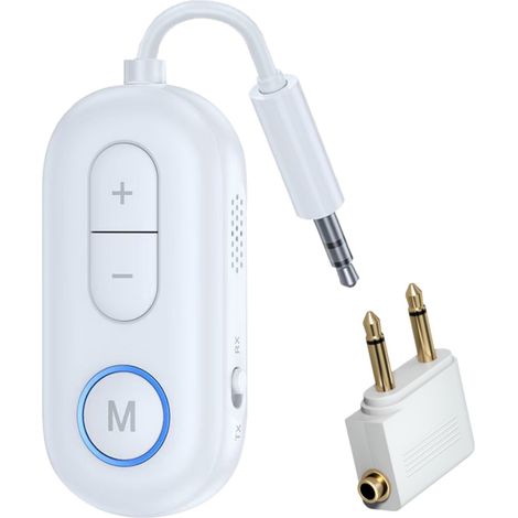 Transmetteur Récepteur Bluetooth - Version 5.4 avec aptX Adaptive - Mode Tx et Rx - Pour TV RCA AUX Avion Voiture - 20 h Autonomie - USB-C (1/5)