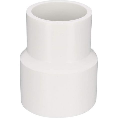 Set mit 2 PVC-Reduzierstücken – 40 mm x 32 mm – Für Rohrreduzierungen und Wasserleitungssysteme – Weiß (1/4)