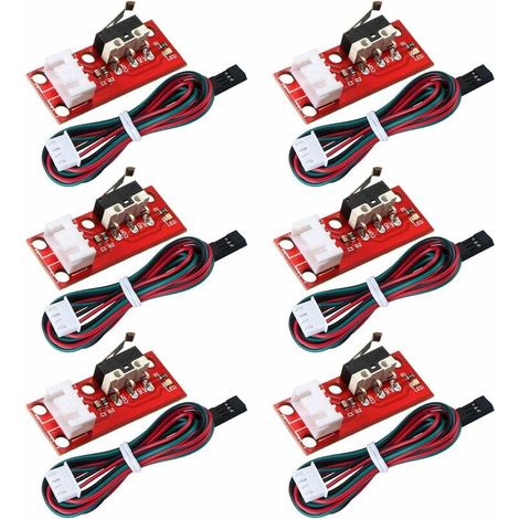ZVD-6 Pièces Interrupteur de Fin de Course Mécanique End Stop pour l'imprimante 3D RepRap Prusa Mendel CNC Arduino Mega 2560 RAMPS 1.4 (1/4)