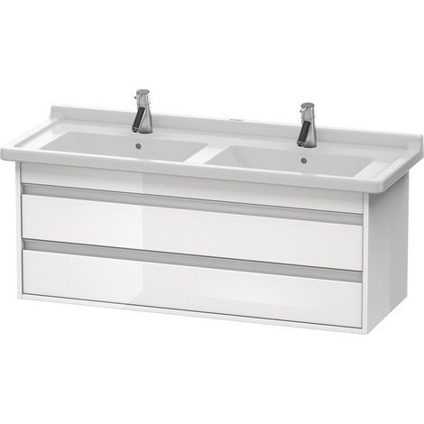 Mueble bajo lavabo KETHO 465x1200x480mm Azul claro mate