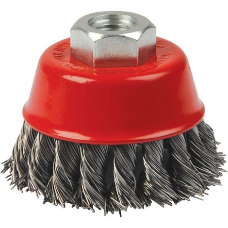 Silverline - Brosse Boisseau à Fils D'acier Torsadés - 75 Mm - Silverline - Brosse Boisseau à Fils D'acier Torsadés - 75 Mm (1/4)