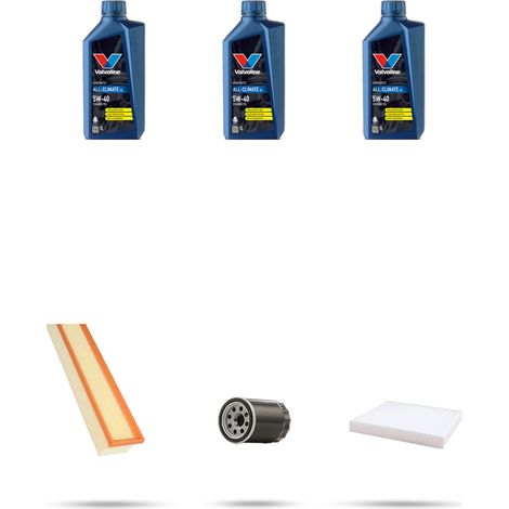 Kit tagliando 3 FILTRI e 3L OLIO compatibile con Fiat Punto III 1.2 LPG 51kw dal 2012 (1/5)
