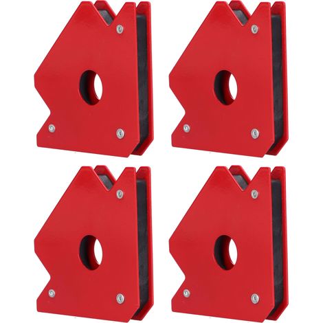 Positionneur de soudage magnétique multi-angles (4 pièces, 11,3 kg) en acier inoxydable, 45°, 90°, 135°, 180° (1/5)