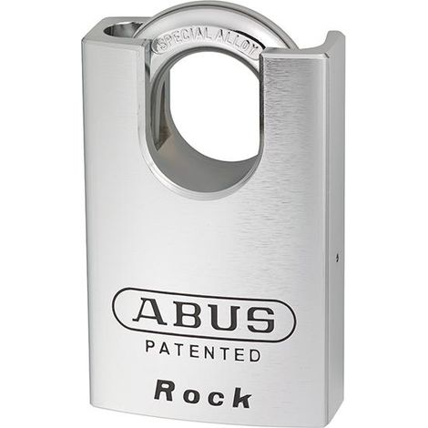 ABUS 52463 83/55mm Rock Hardened Steel Padlock Closed Shackle ABU8355CS