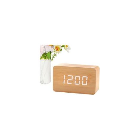 Horloge numérique en bois RV150BC (1/4)