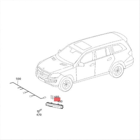 Luces diurnas LED (DRL) y faros antiniebla Vanguardia para Mercedes (1/5)