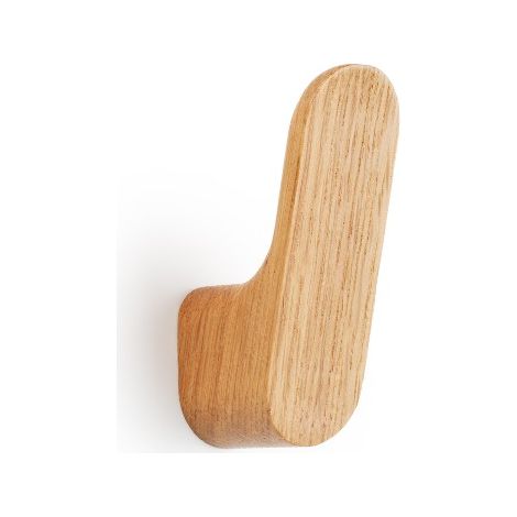 Patère Luv Wood - talla 82x28mm. Chêne