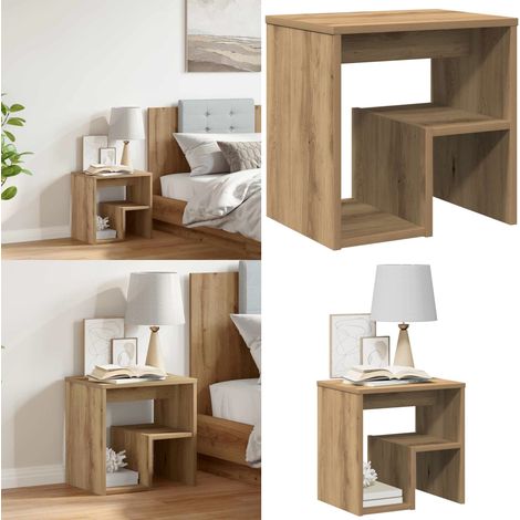 vidaXL Nachttisch Artisan-Eiche 40x30x40 cm Holzwerkstoff (1/5)