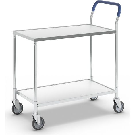 Kongamek, Chariot à plateaux KOMFORT, plateaux blancs, L x l x (1/5)