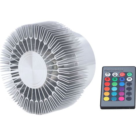 LED-Deckenleuchte, 360°-Leuchte, 24 Tasten zur Steuerung, 3 W LED-Lampenperlen, sonnenförmige Wandleuchte für Restaurants und Cafés, 85–277 V (1/5)