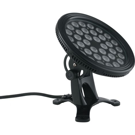 Proiettore NEPTUNE nero in acciaio inox 36 luci a LED integrato 1 W Lumen RGB K IP68 ermetico e resistente all'acqua ad oltre 1 metro di profondità RGB (1/2)