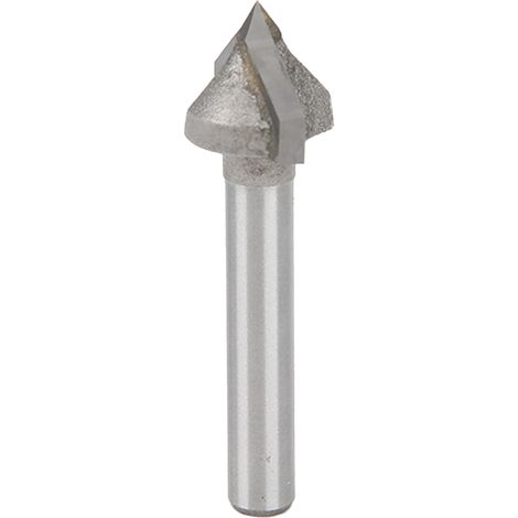 Fraise de gravure en acier au tungstène en forme de V, diamètre de la lame de routeur 16mm pour routeurs CNC, ourlet à fente(90°)