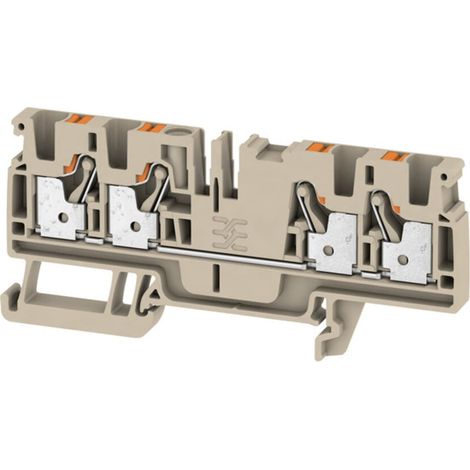 Weidmüller Durchgangsklemme 0,5-4,0 qmm, beige A4C 4 50 Stk