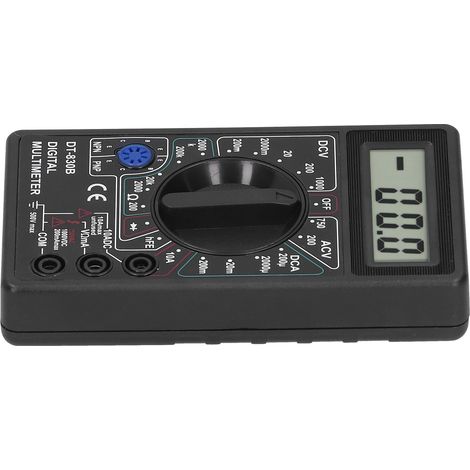 Multimètre numérique LCD portable DT830B Voltmètre Ampèremètre électronique pour électricien (1/5)