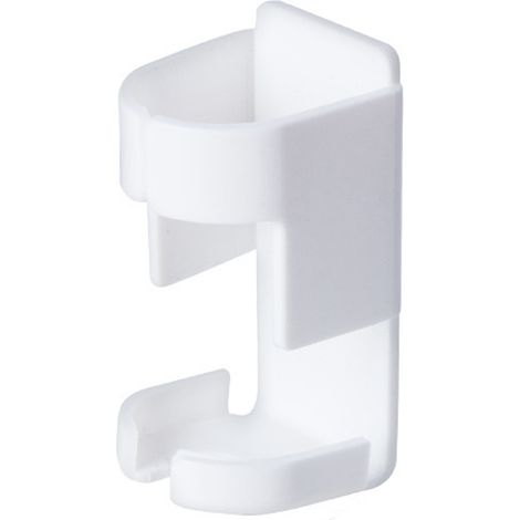 Support rétractable pour brosse à dents électrique, à induction, mural, sans perçage, blanc (1/5)