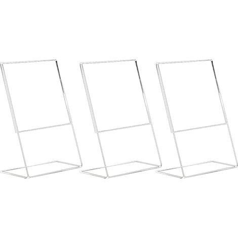 pièces Acryl Tischhalterung L formig Stabil et Kleber