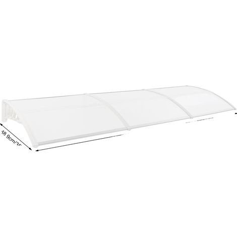 Canopée, Monté au Mur, Design Moderne, Transparent et Blanc (1/2)