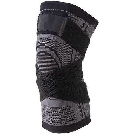 Genouillère de soutien, support pour hommes et femmes, manchon de compression pour le genou, aide en cas d'arthrite, protection pour la course à pied, taille XL (1/4)