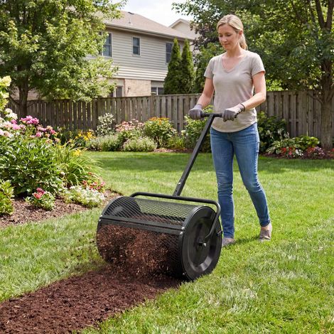 Compost Spreader, Adjustable T-Handle, 0.077 m³ (1/5)
