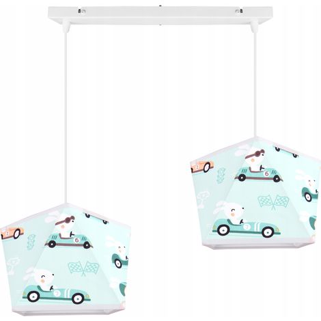 LAMPADA DA SOFFITTO A SOSPENSIONE LAMPADARIO PARALUME PER BAMBINI (1/5)