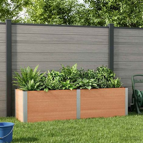 Teenpull – Hochbeet Braun 200 x 50 x 54 cm (1/5)