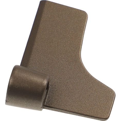 vhbw Dough Hook compatible with Panasonic SD206, SD250, SD2500, SD-2500WXE, SD2501 Bread-Maker - Mixing Paddle, 6.7 x 5 cm, Aluminium Alloy, Grey