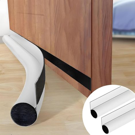 2 Pieces 96 cm White Door Stop (White) (1/5)