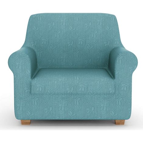 Housses de Canapé, Housse de Canapé Extensible, Housse de Fauteuil, Housse Canapé 1 Places, Protection Canapé, Turquoise (1/5)