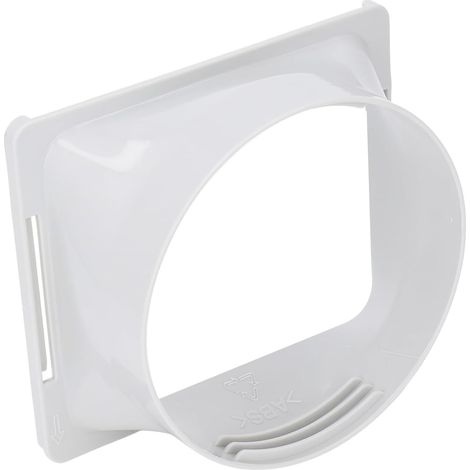 Air Conditioner Exhaust Hose Coupler, Square to Round Exhaust Hose Adapter, Low Noise Flexible AC Connector, Ideal for 5.9 Inch AC Units (1/5)