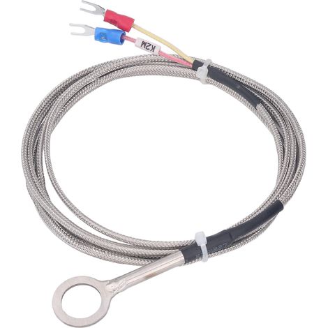 Capteur de température diélectrique haute température de type K, 14 mm, -40 à 1000 °C, thermocouple de mesure de température cylindrique Φ142M (1/5)