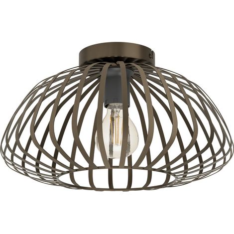 Plafonnier Espinal, lampe plafond salon, luminaire chambre métal (1/4)