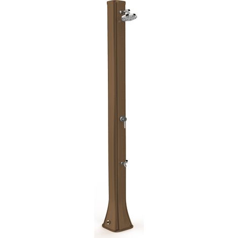 Doccia Solare da Giardino 40L Miscelatore e Lavapiedi Arkema Big Happy Five Dove Grey (1/5)