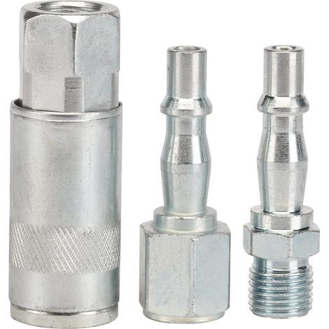 Draper 1/4 BSP Air Line Coupling Set (3 Pieces) - Model 81295 (1/5)