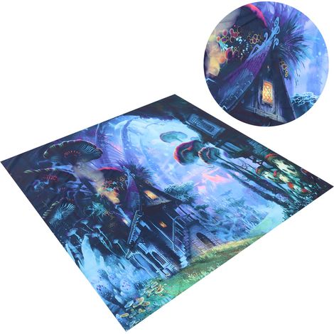 Tapisserie murale motif forêt, tenture murale, couverture de plage pour salon et chambre, 200 x 150 cm (1/5)