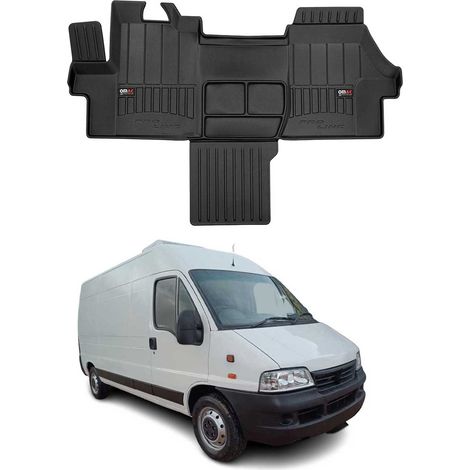 Tapis de Sol pour Fiat Ducato 2006-2020 Voiture Caoutchouc Noir